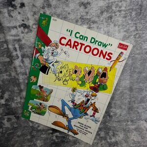 Vtg Walter Foster I Can Draw Cartoons Drawing Book Len Epstein 90s